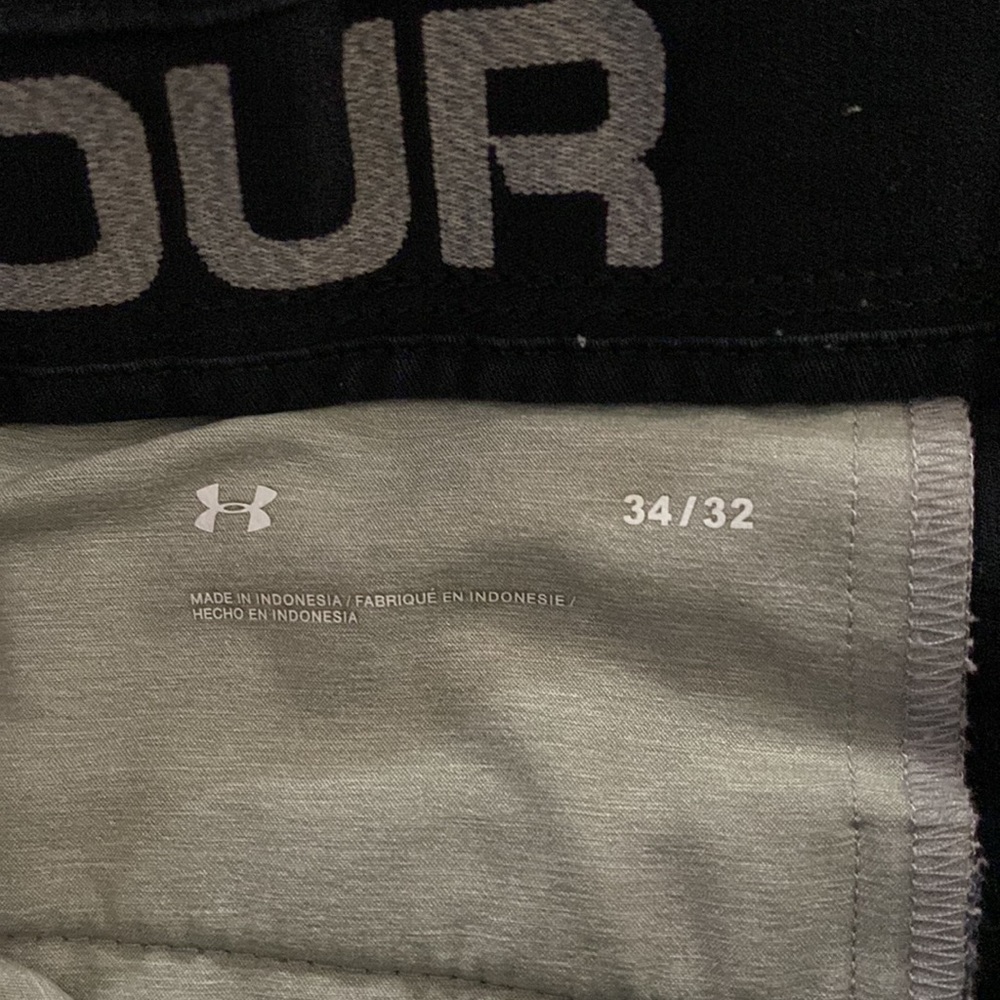 Under Armour Black Golf Pants Size 34/32 - Picture 3 of 6